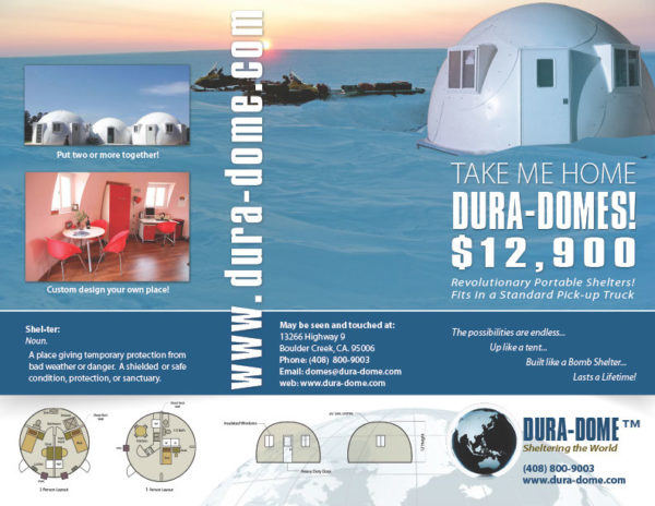 Dura Dome Boulder Creek Brochure Design