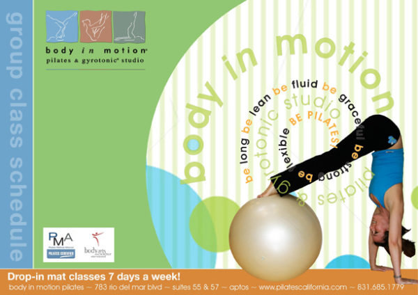 Pilates Brochure Design