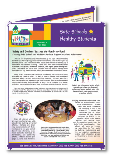 SSHS Newsletter