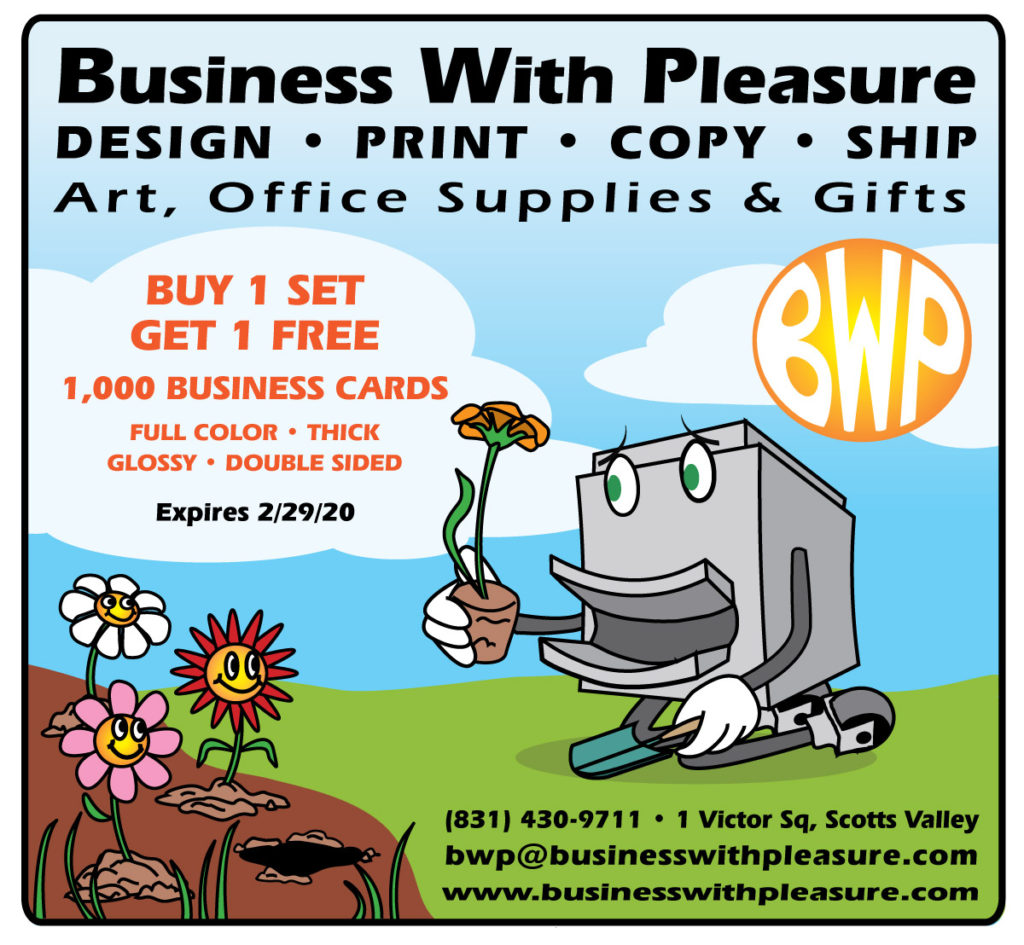 Business With Pleasure - Headquarters for Printing Santa Cruz